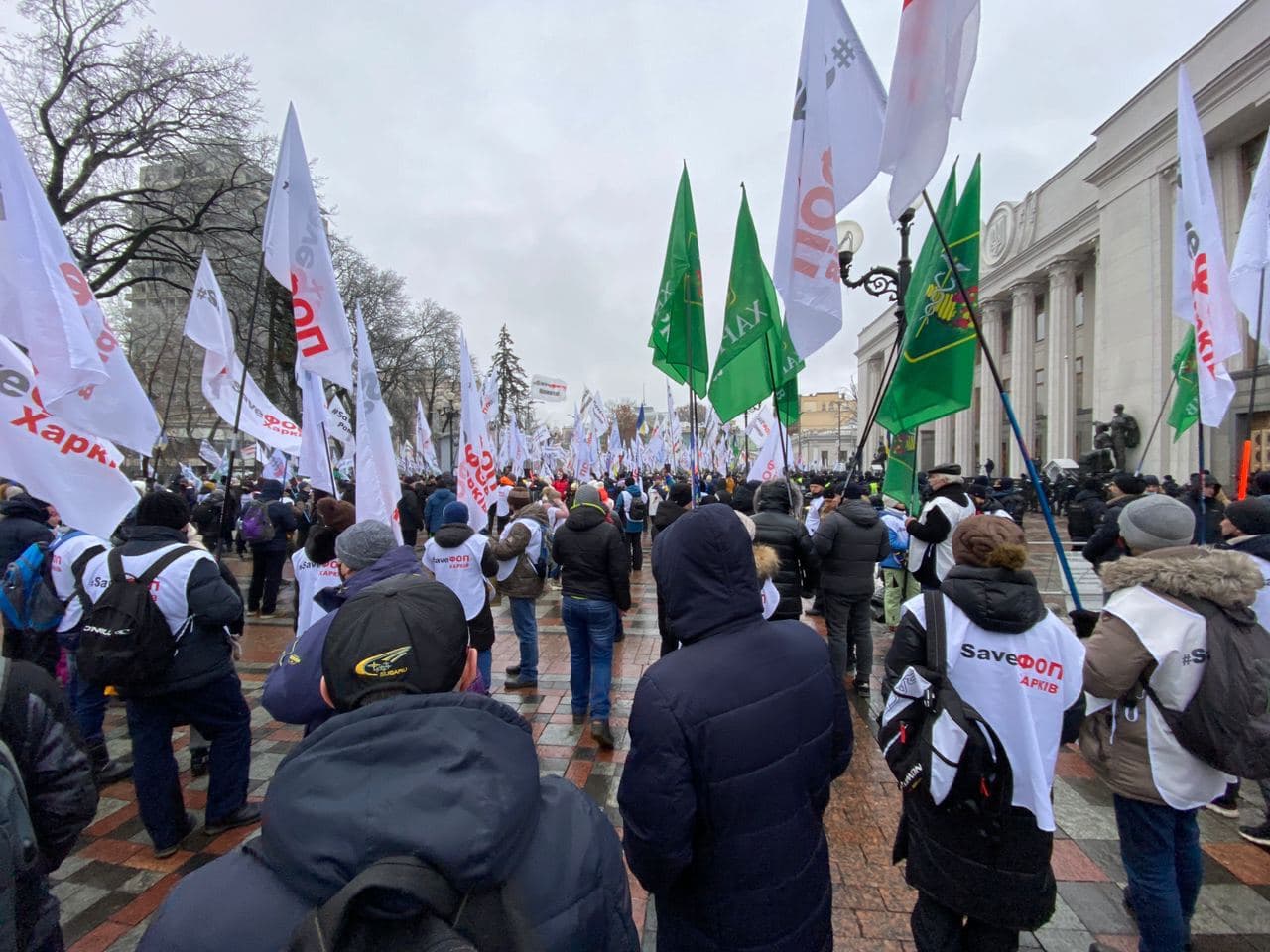 Митинг ФОПов в Киеве 15 декабря