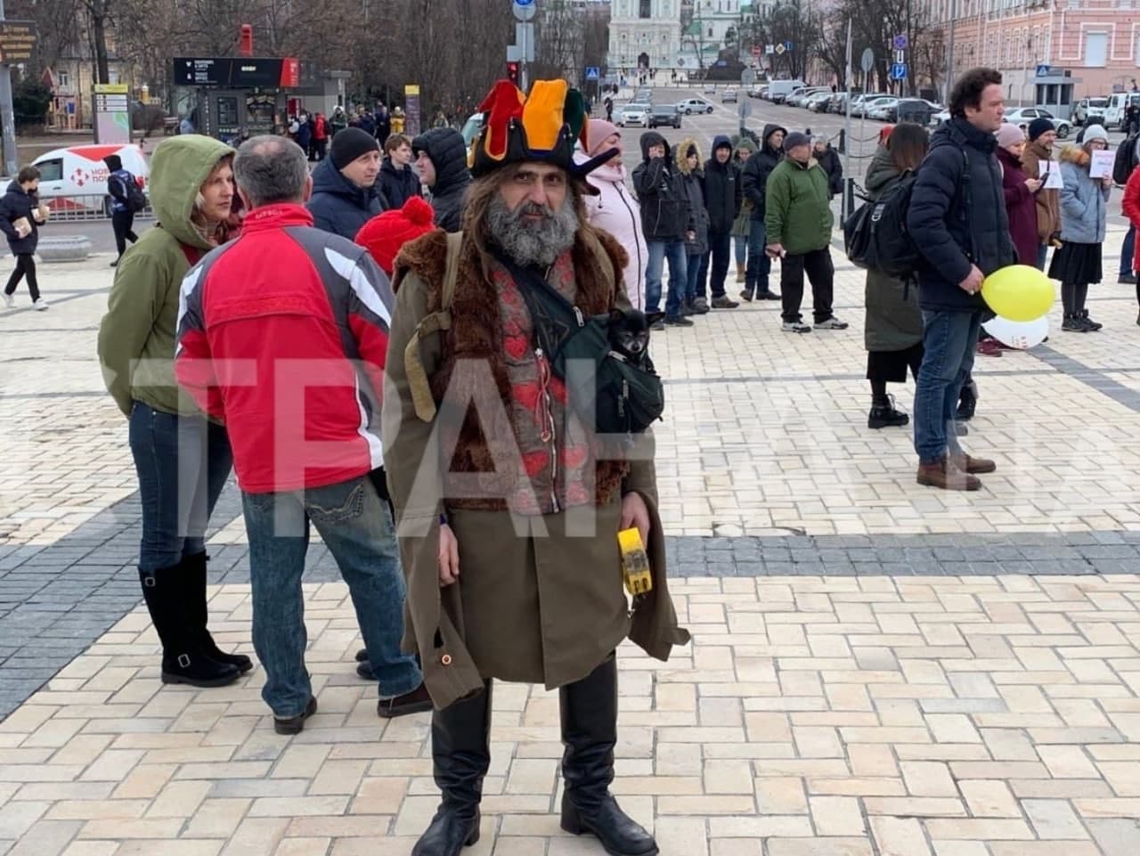 Фото "Страны" с марша противников карантина