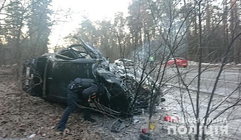 В киеве на Оболони произошло смертельное ДТП. Скриншот сообщения Нацполиции