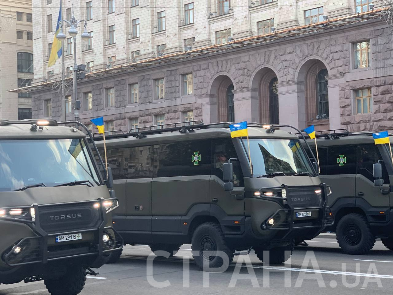 В Центре Киева проходит последняя репетиция военного парада