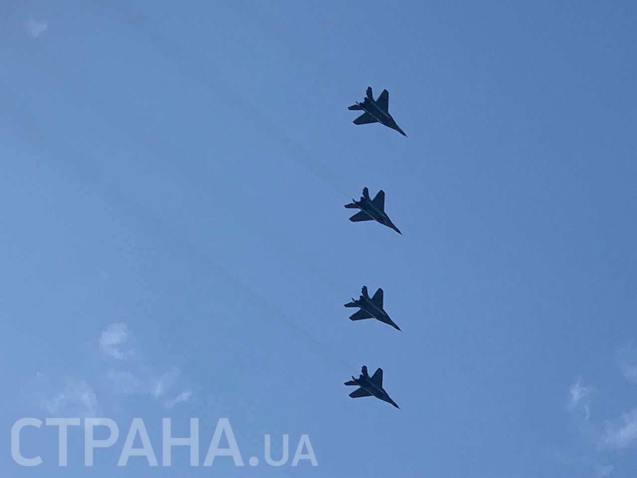 В Центре Киева проходит последняя репетиция военного парада